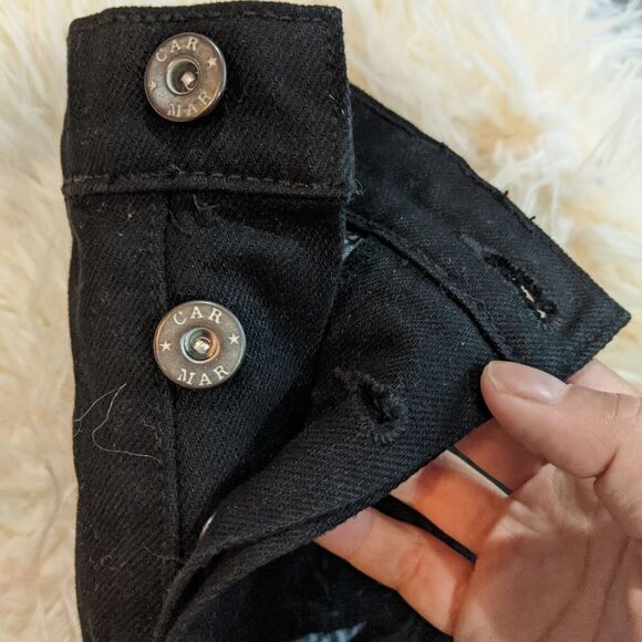 Carmar Denim Black distressed Shorts size 25 - Picture 4 of 7